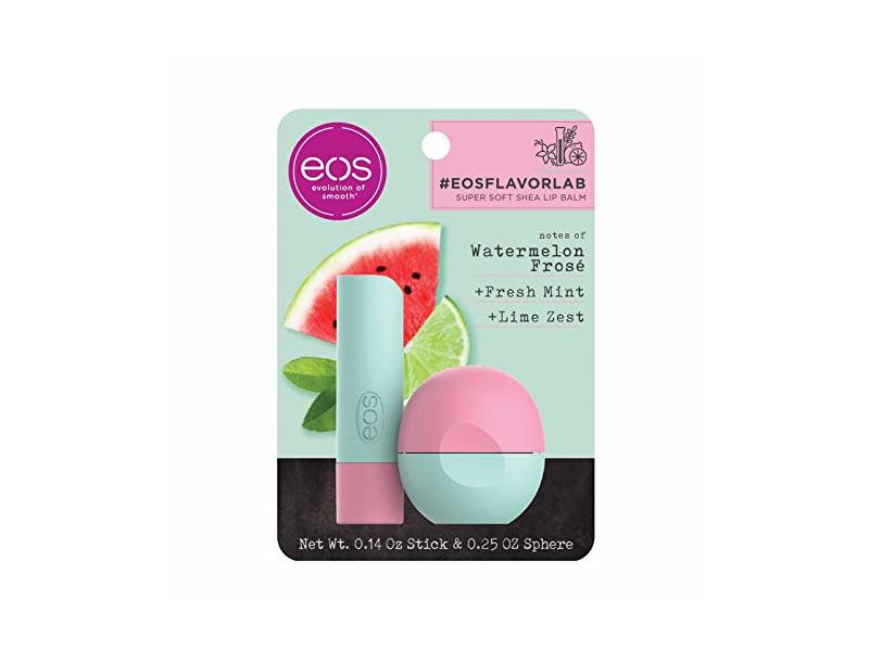 Evolution Of Smooth Flavorlab Shea Lip Balm Stick & Sphere Set, Watermelon Frose + Fresh Mint + Lime Zest