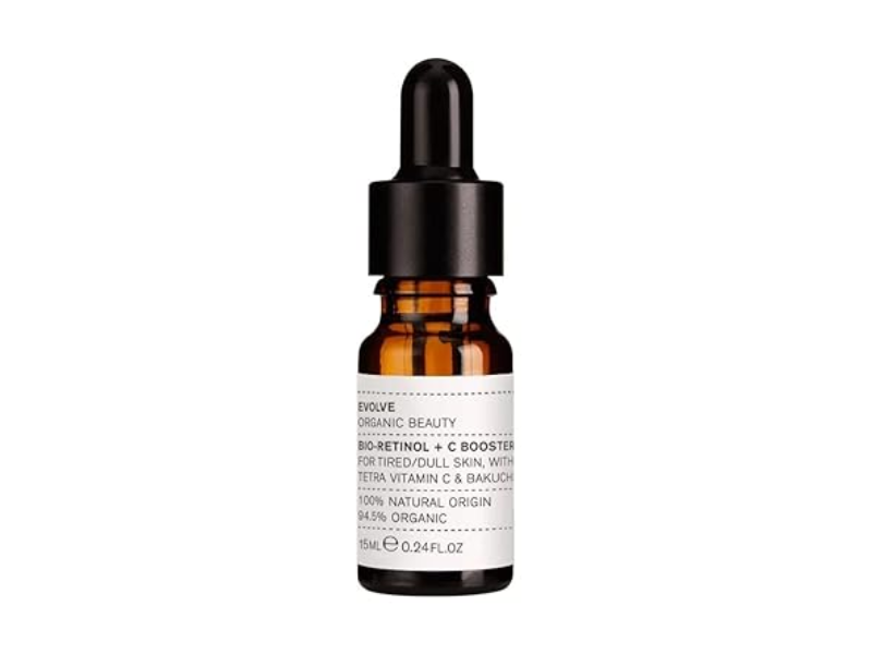Evolve Organic Beauty Bio-Retinol + C Booster Serum, 0.5 fl oz/15 mL