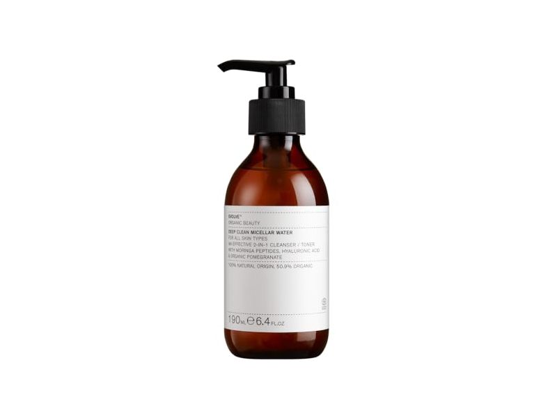 Evolve Organic Beauty Natural Deep Clean Micellar Water, 6.4 fl oz/190 mL