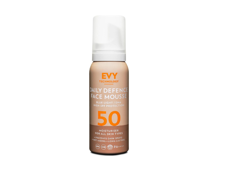 Evy Daily Defence Face Mousse, SPF 50 PA++++, 75 mL