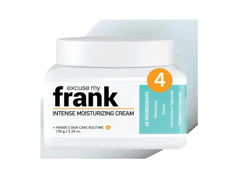 Excuse My Frank Intense Moisturizing Cream, 5.29 oz/150 g