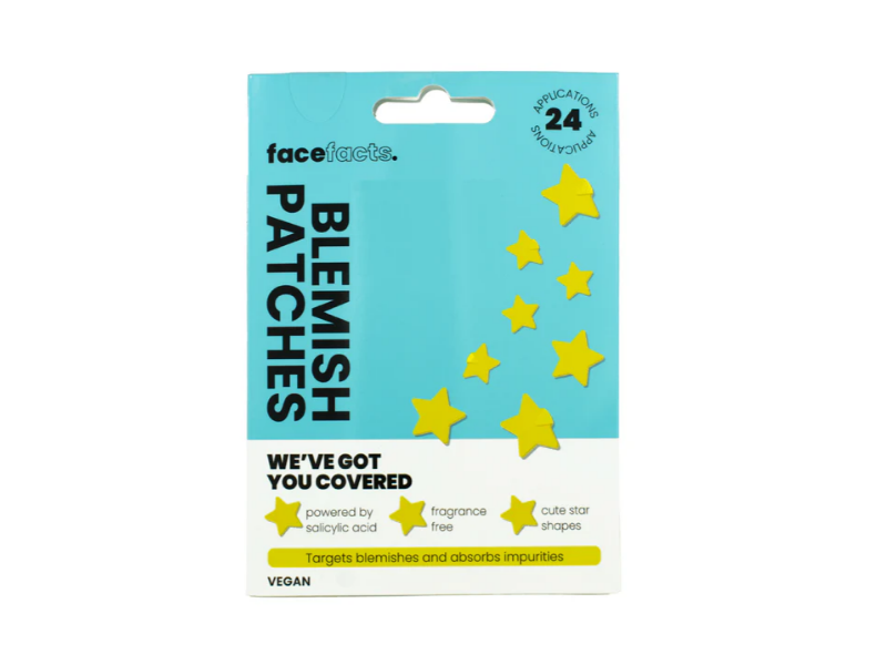 Face Facts Blemish Patches, Yellow Stars, 24 Count