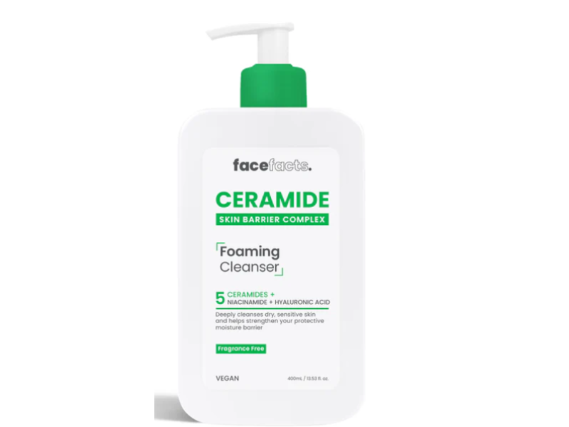 Face Facts Ceramide Skin Barrier Complex Foaming Cleanser, 13.53 fl oz/400 mL