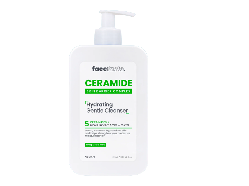 Facefacts Skin Barrier Complex Hydrating Gentle Cleanser, 13.53 fl oz/400 mL