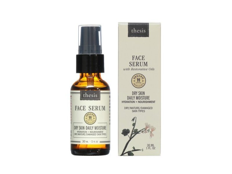 Facial Serum with Argan, Grapeseed Oils for Dry Skin