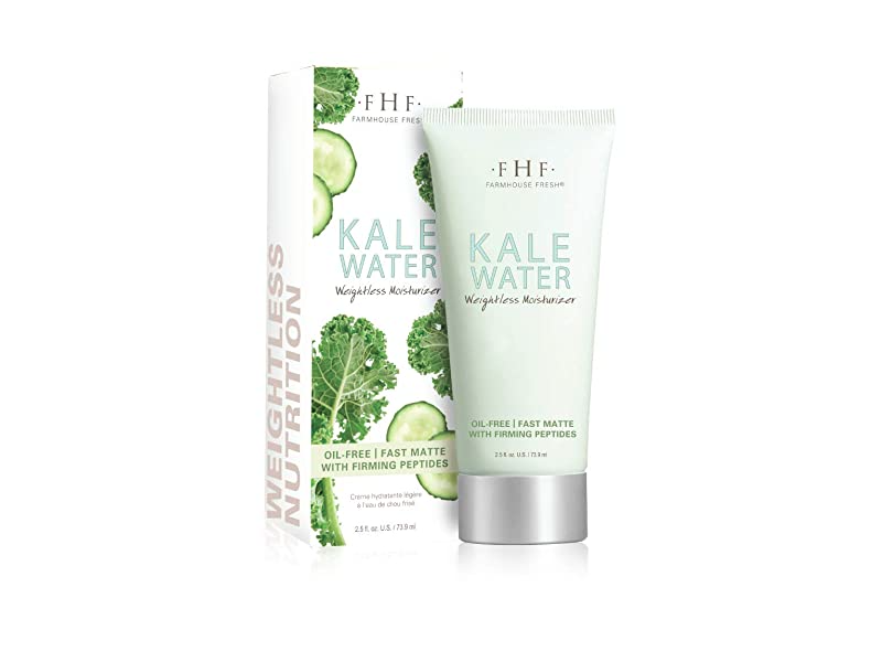 Farm House Fresh Kale Water Weightless Moisturizer, Firming Peptides, 2.5 fl oz/73.9 mL