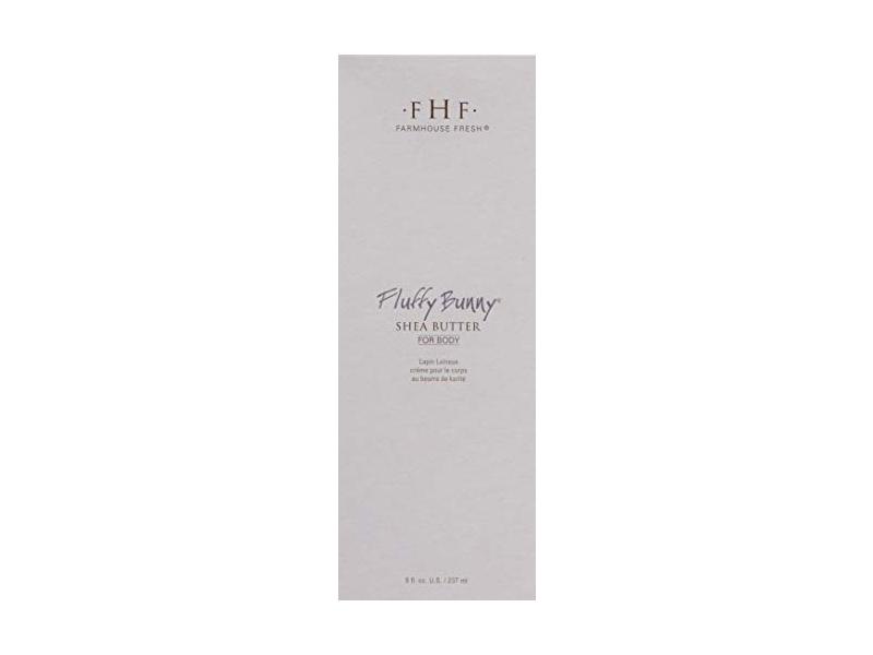 Farm House Fresh Shea Butter Body Cream, Fluffy Bunny, Organic Heirloom Cucumber Extract, 8 fl oz/ 237 mL