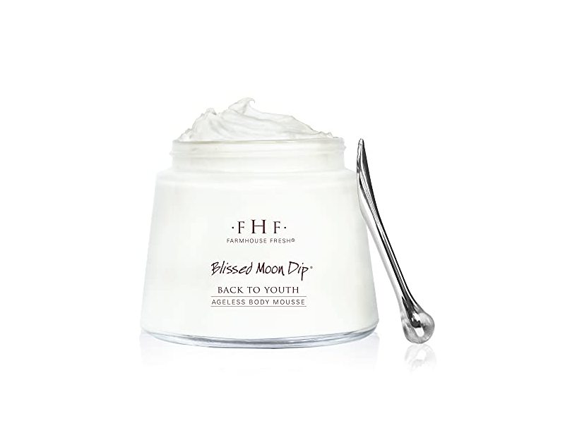 Farmhouse Fresh Blissed Moon Dip Back To Youth Ageless Body Mousse, 8 fl oz/237 mL