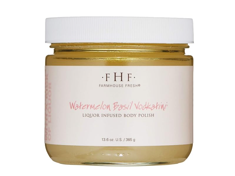 Farmhouse Fresh Body Polish, Watermelon + Basil & Vodkatini, 13.6 oz/385 g