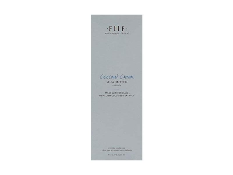 Farmhouse Fresh Coconut Body Cream, Shea Butter, 8 fl oz/237 mL