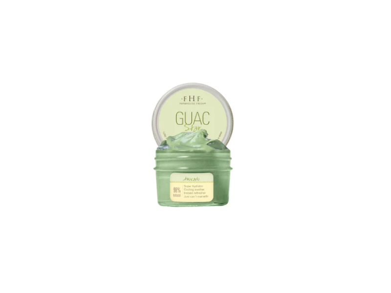 Farmhouse Fresh Guac Star Revitalizing Avocado Hydrating Mask, 3.2 fl oz/94.6 mL