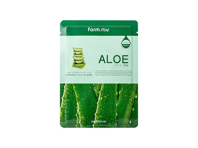 Farmstay Face Mask, Aloe, 0.78 fl oz/23 mL