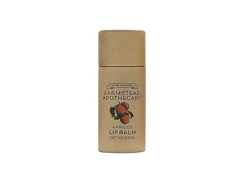 Farmstead Apothecary Apricot Lip Balm, 0.2 oz