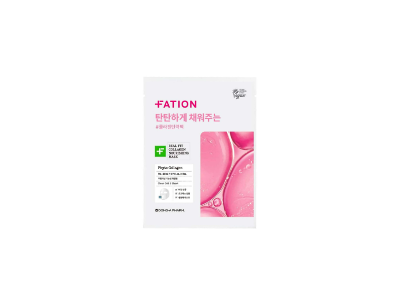 Fation Real Fit Collagen Nourishing Mask, 0.7 fl oz/23 mL