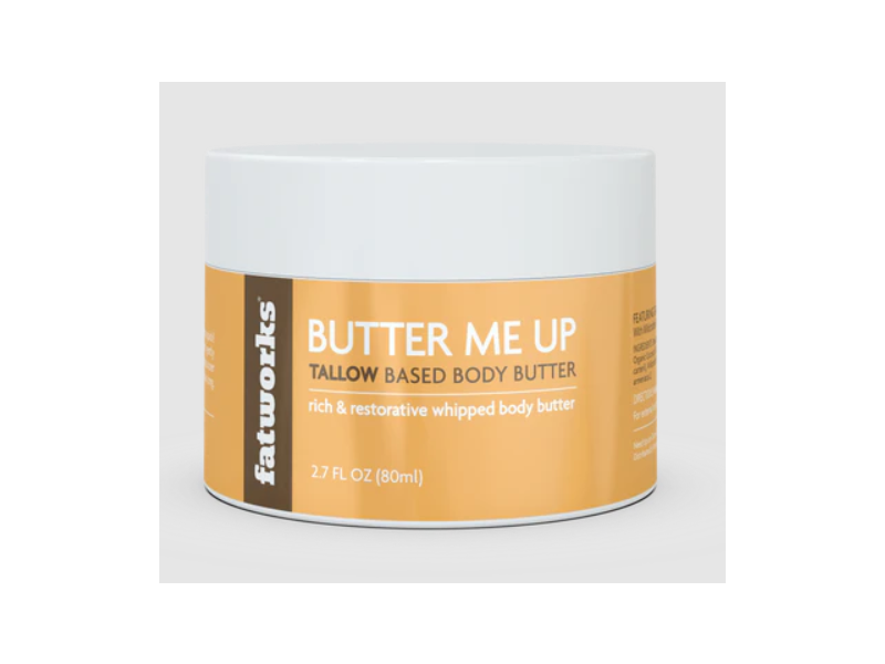Fatworks Butter Me Up Tallow Based Body Butter, 2 oz/60 mL