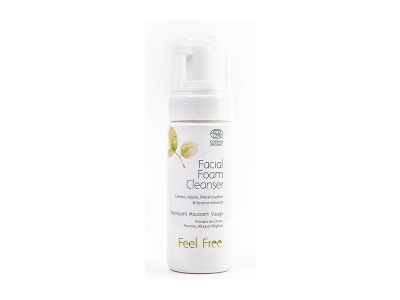 Feel Free Facial Foam Cleanser, Lemon, Apple, 150 mL