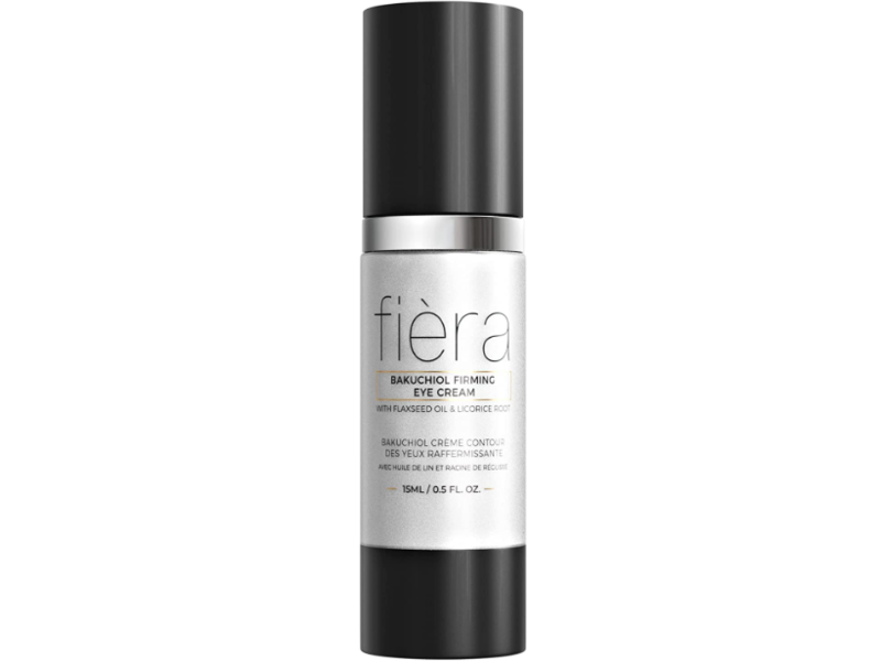 Fiera Bakuchiol Firming Eye Cream, Flaxseed Oil & Licorice Root, 0.5 fl oz/15 mL
