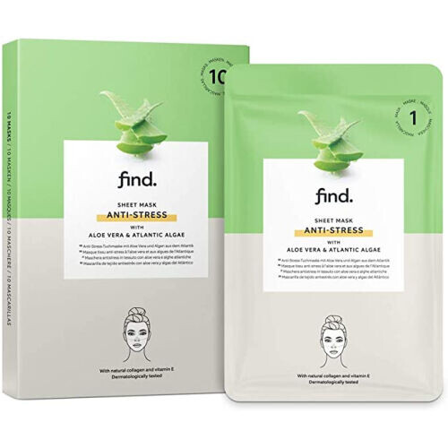 Sheet Mask Anti Stress With Aloe Vera And Atlantic Algae
