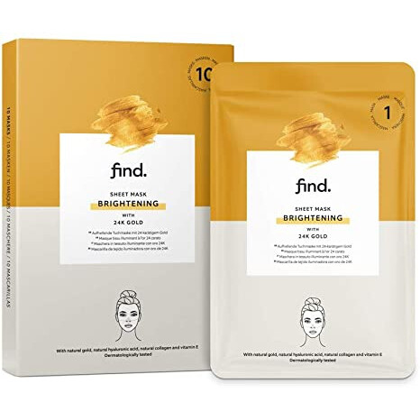 Sheet Mask Brightening With 24K Gold
