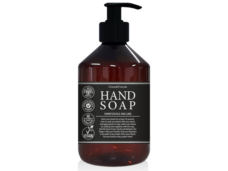 Fiono & Friends Hand Soap, Honey Suckle & Lime, 500 mL