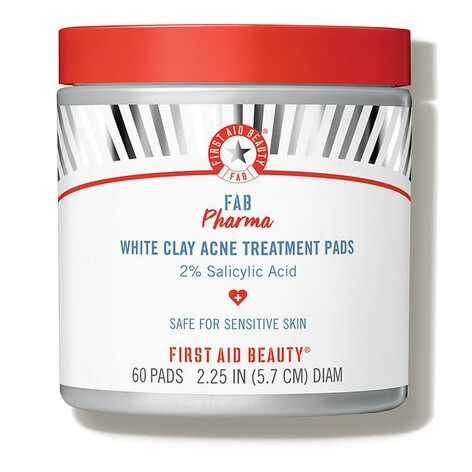 Fab Pharma White Clay Acne Treatment Pads