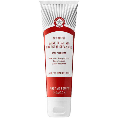 Skin Rescue Acne Clearing Charcoal Cleanser With Probiotics