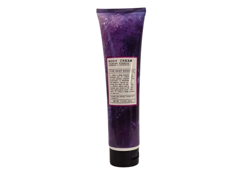 Five Deep Breaths Body Cream, Lavender & Chamomile, 11.5 oz/326 g