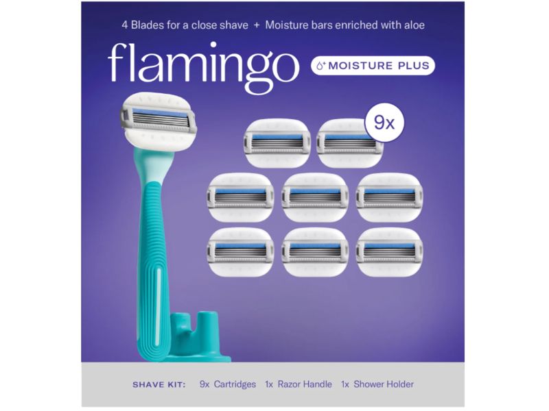 Flamingo Moisture Plus Shave Kit