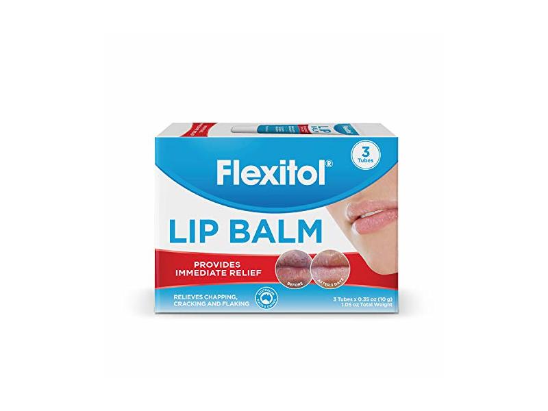Flexitol Lip Balm, 0.35 oz, Pack Of 3