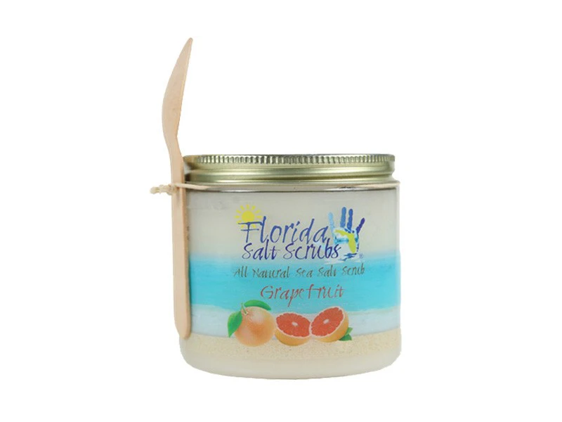 Florida Salt Scrubs All Natural Sea Salt Scrub, Grapefruit