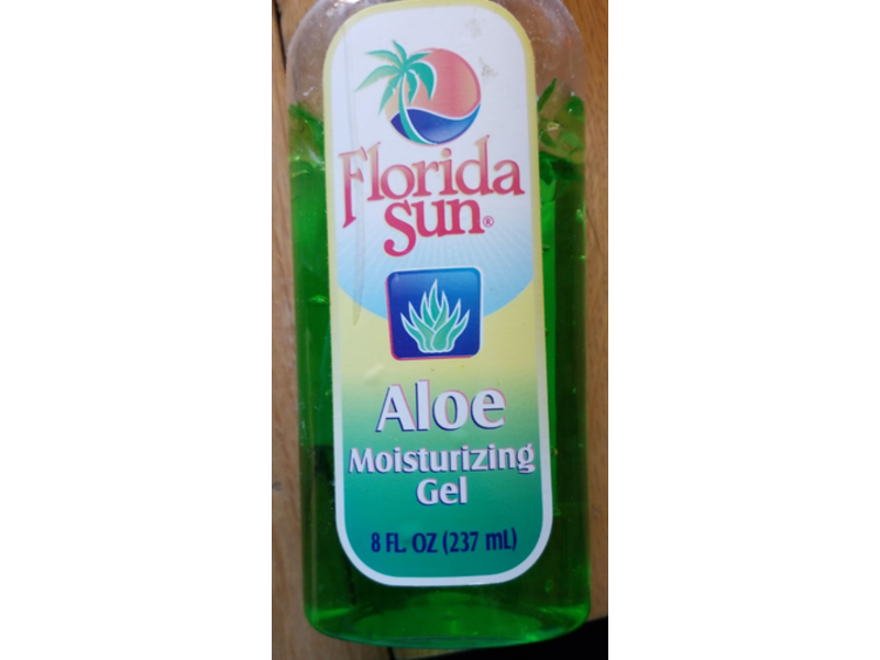 Florida Sun Moisturizing Gel, Aloe, 8 fl oz/237 mL
