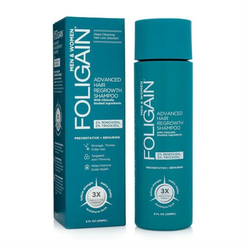 Advanced Hair Regrowth Shampoo With 2% Minoxidil & 2% Trioxidil