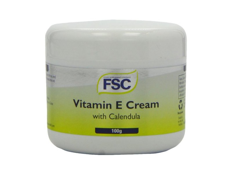 Food Supplement Company Vitamin E Cream With Calendula, 100 g