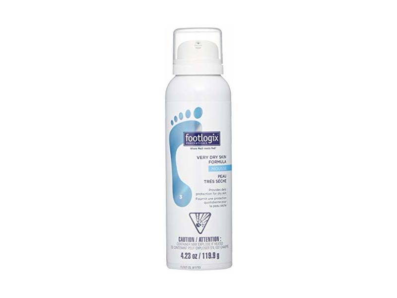 Footlogix Very Dry Skin Formula Mousse, 4.23 oz / 119.9 g