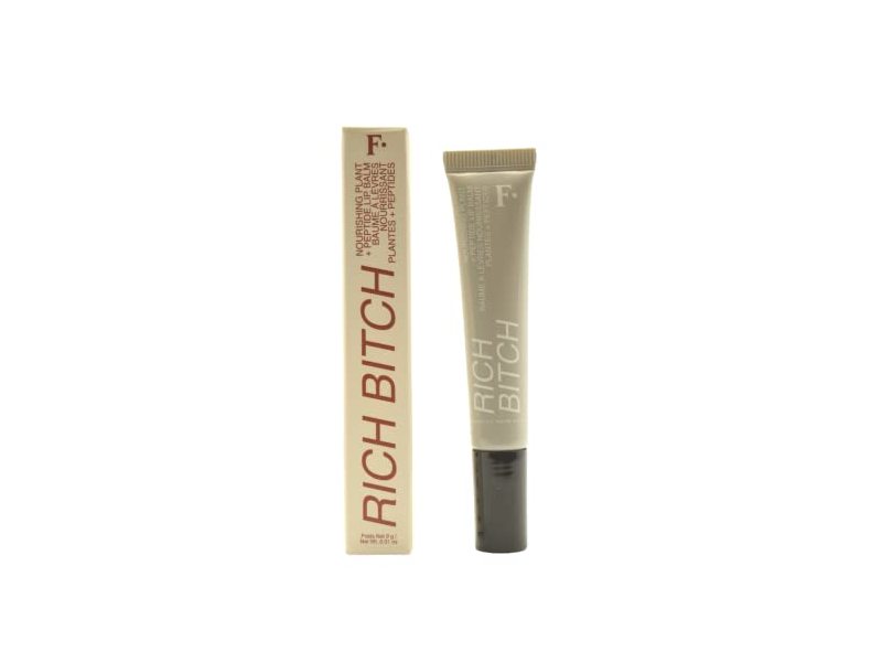 Freck Beauty Rich Bitch Lip Balm, Nourishing Plant & Peptide, 0.31 oz/9 g