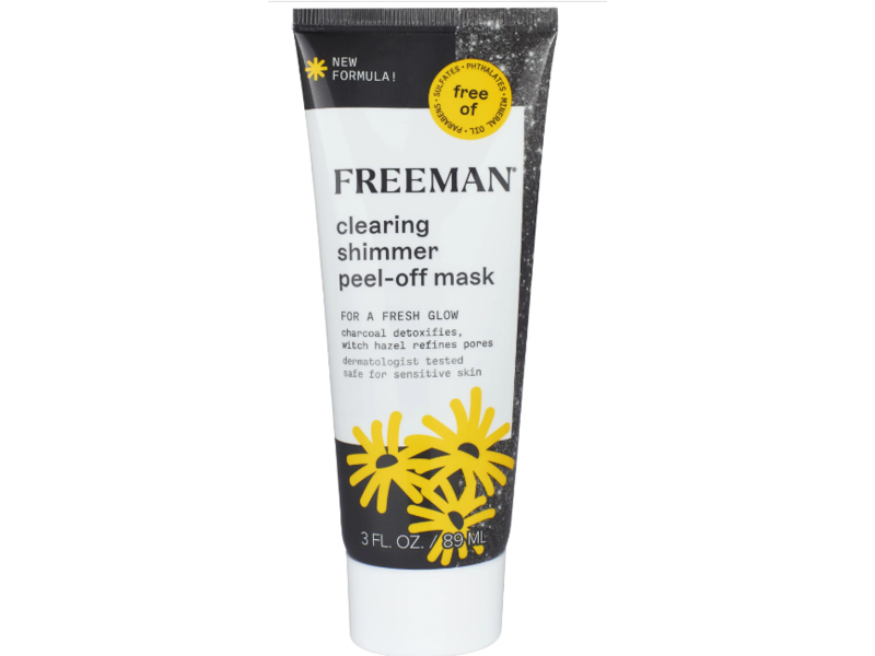 Free Men Clearing Shimmer Peel-Off Mask, 3 fl oz/89 mL