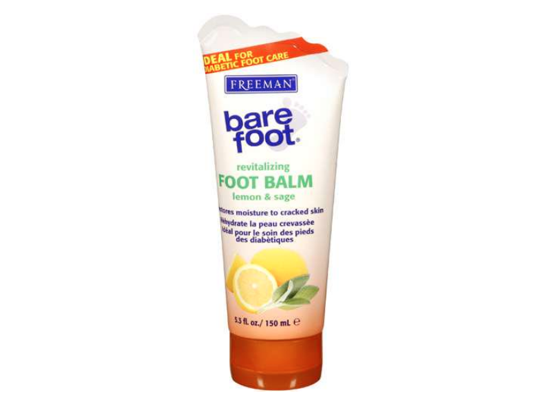 Freeman Bare Foot Revitalizing Foot Balm, Lemon & Sage, 5.3 fl oz/150 mL
