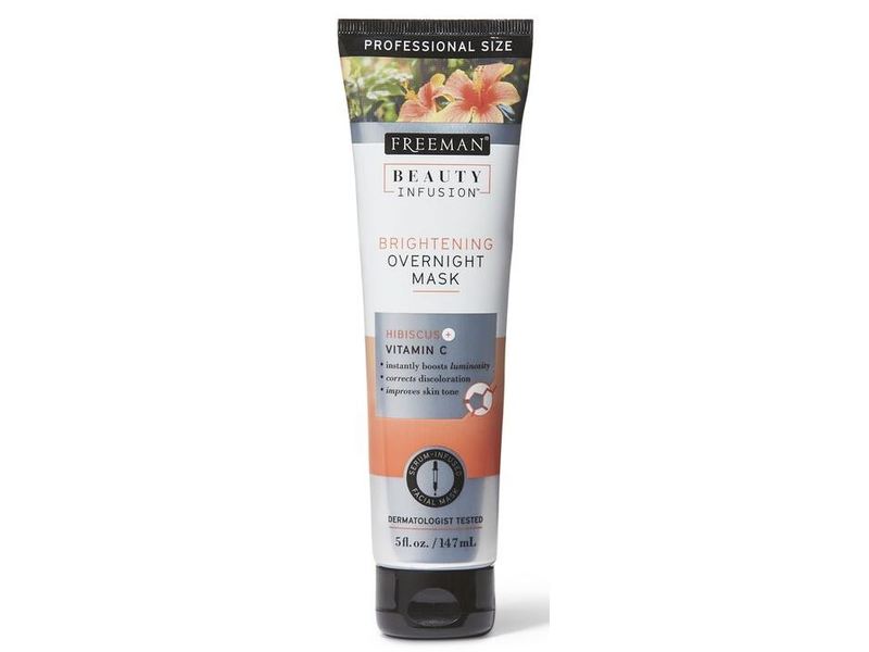 Freeman Beauty Infusion Brightening Overnight Mask, Hibiscus & Vitamin C, 5 fl oz