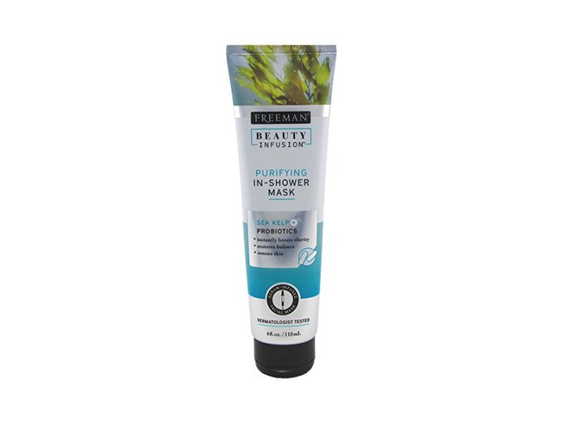 Freeman Beauty Purifying In-Shower Mask with Sea Kelp, 4 Oz (Probiotics) (118ml)