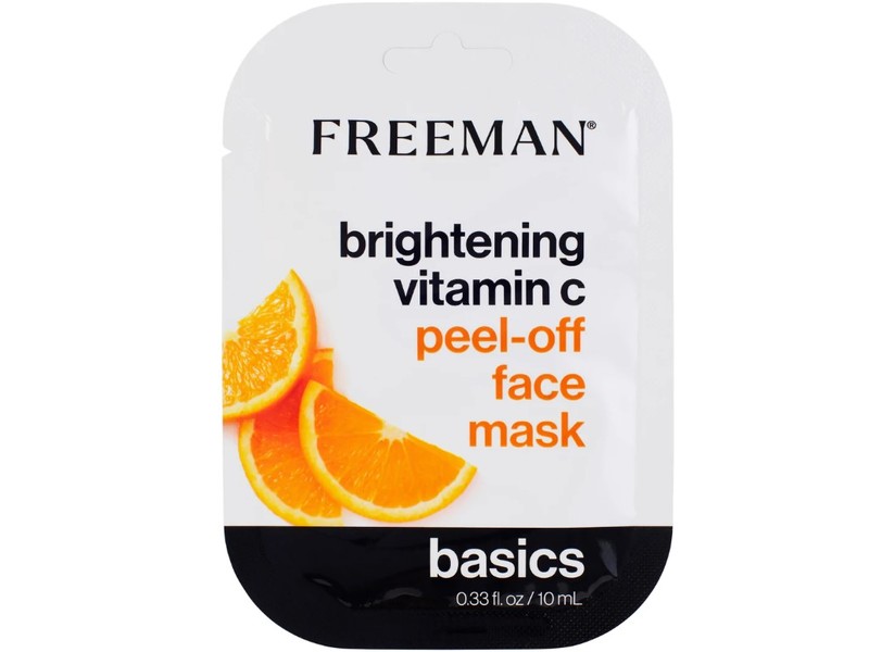 Freeman Brightening Peel-Off Face Mask, Basics, Vitamin C, 0.33 fl oz/10 mL