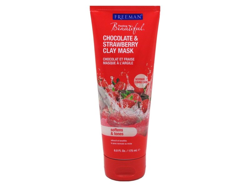 Freeman Feeling Beautiful Chocolate & Strawberry Facial Clay Mask, 6 fl oz/150 mL