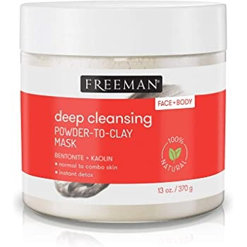 Instant, Deep Cleansing Facial + Body Powder To Clay Mask