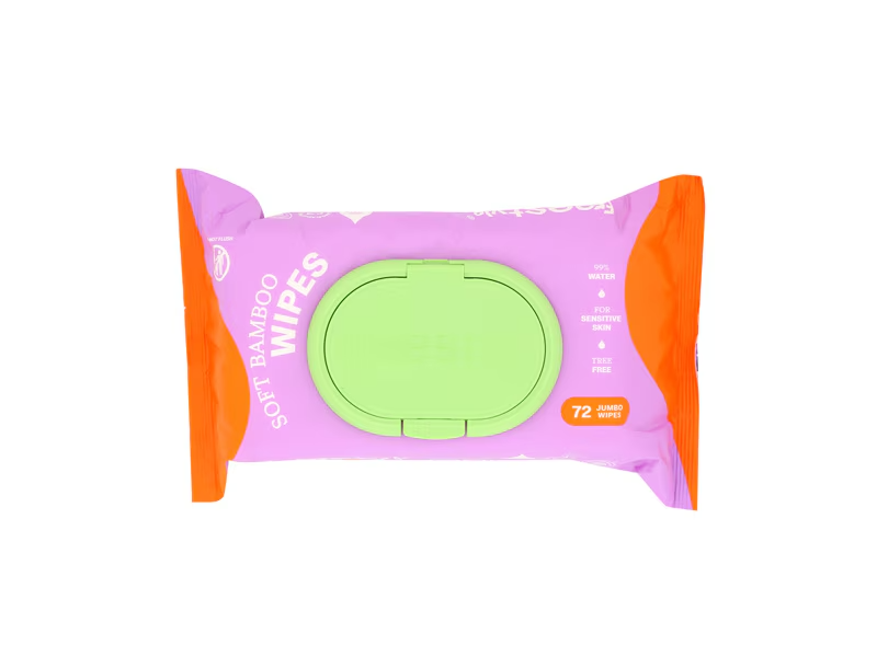 Freestyle Wipes, Soft Bamboo, 72 Count