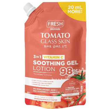 Bt21 Tomato Glass Skin Soothing Gel Lotion