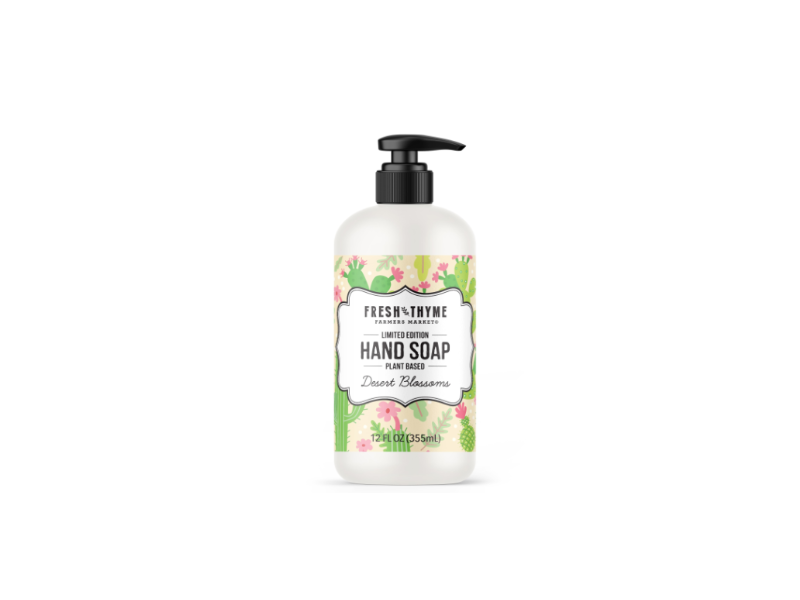 Fresh Thyme Hand Soap, Desert Blossoms, 12 fl oz/355 mL