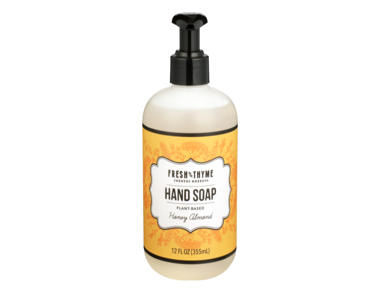 Fresh Thyme Liquid Hand Soap, Honey Almond, 12 fl oz/355 mL