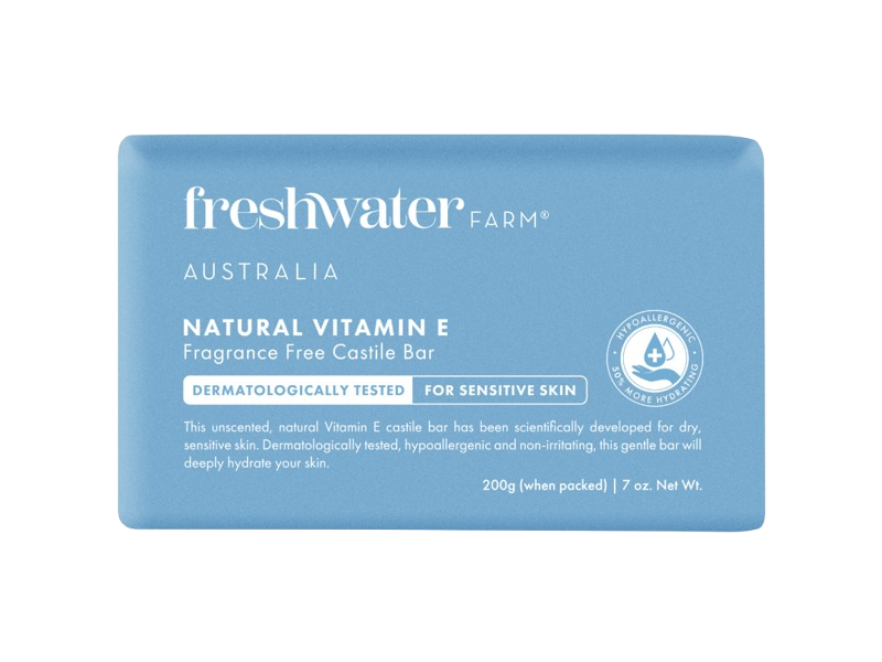 Fresh Water Farm Castile Bar, 7 oz/200 g