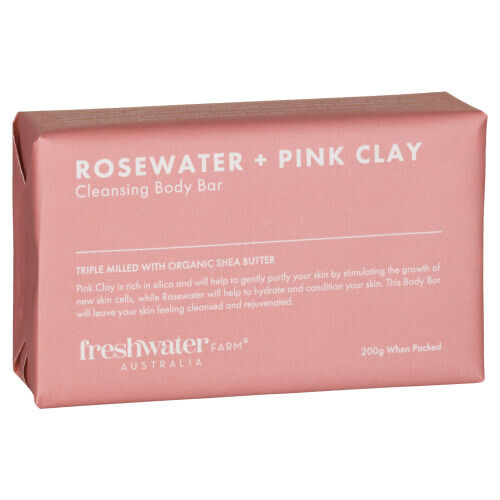 Rosewater & Pink Clay Cleansing Bar