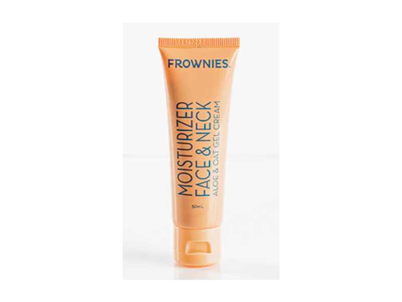 Frownies Face & Neck Aloe & Oat Gel Gream Moisturizer, 2 oz/500 mL