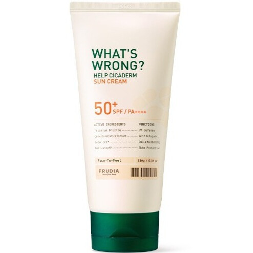 What's Wrong Help Cicaderm Sun Cream SPF 50+ PA++++